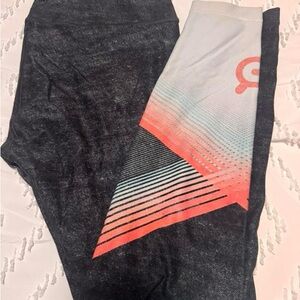 Peloton Black and Gray Leggings